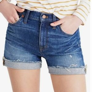 Madewell High Rise Denim Shorts W 28